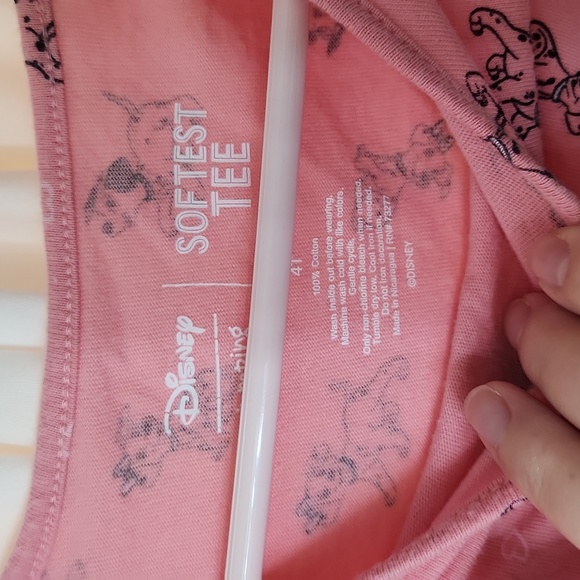 101 Dalmations, Disney, Hearts Pink Tee, - Picture 8 of 9